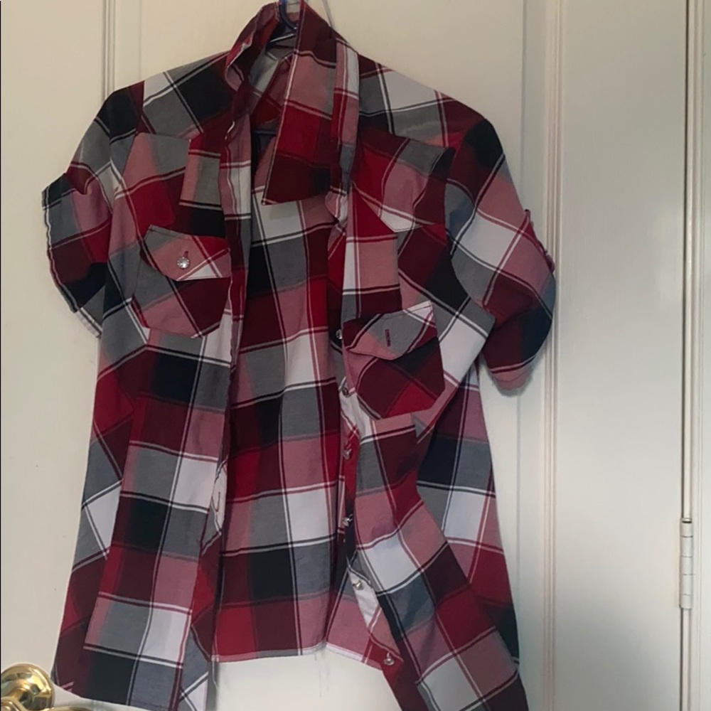 Short sleeved flannel